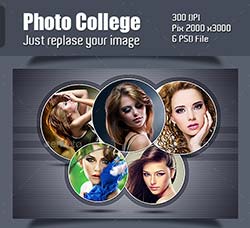 6个图像艺术编排模板：Photo college